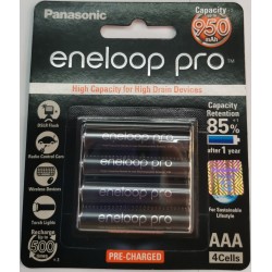 Panasonic eneloop pro AAA 950mAh 充電池