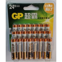 GP 特強鹼性電池 AAA 24粒裝