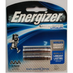 Energizer 鋰電池 AAA 2粒